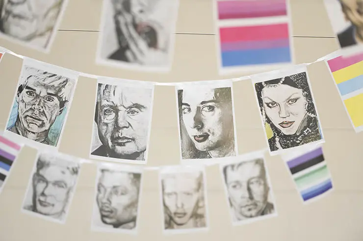 Work from the Being Human exhibition