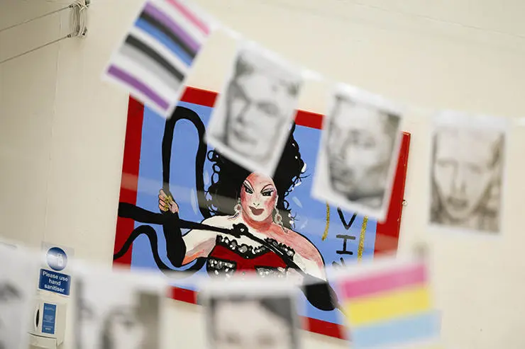 Work from the Being Human exhibition
