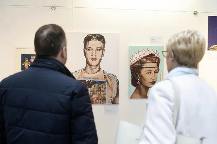 Work from the Being Human exhibition