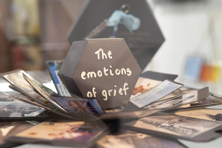 Work from the Being Human exhibition.