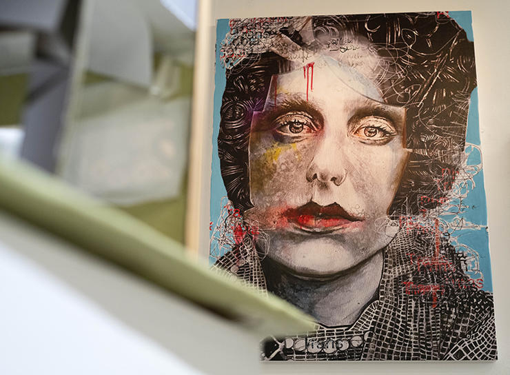 Work from the Being Human exhibition.