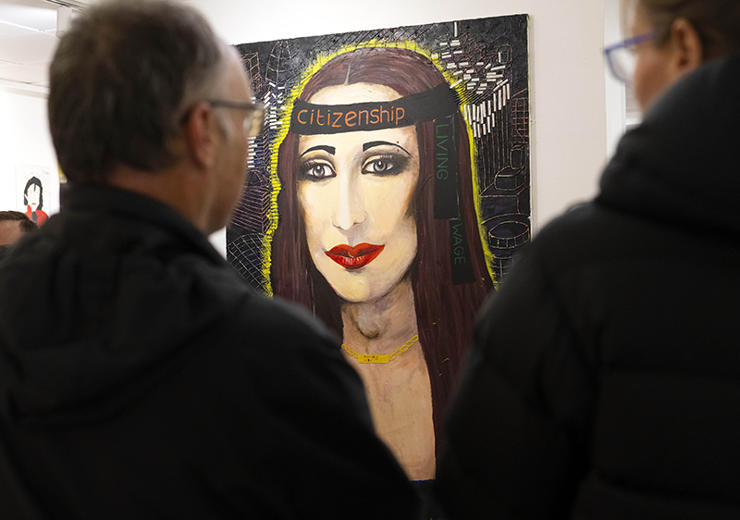 Work from the Being Human exhibition.