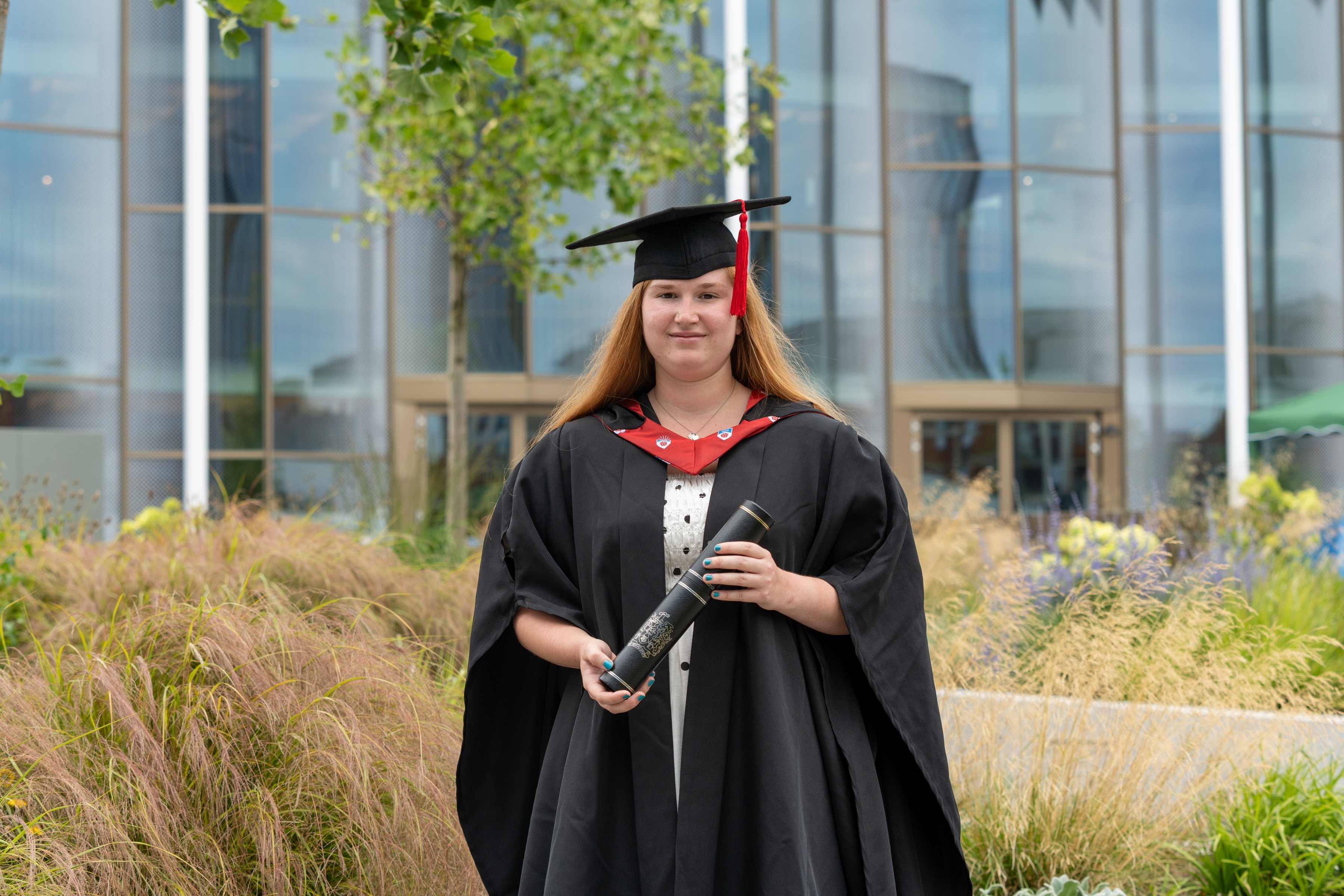 First cyber security degree cohort graduate Evie Smith
