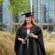 First cyber security degree cohort graduate Evie Smith