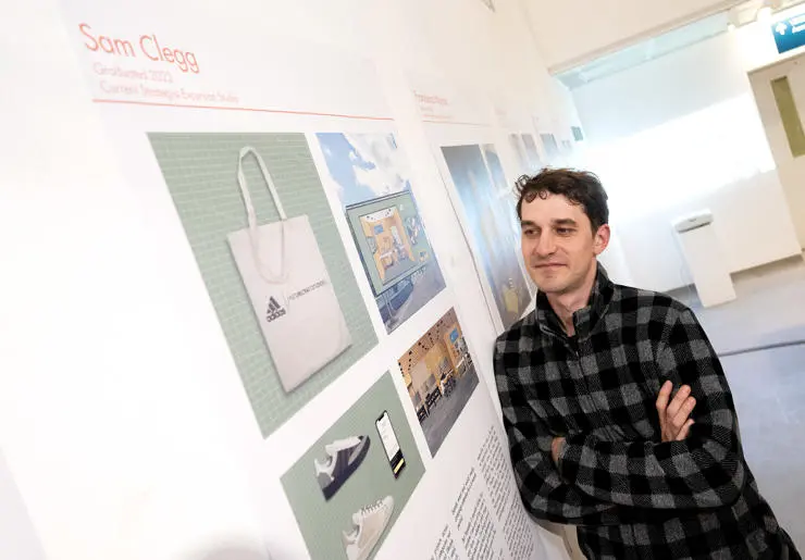 Graduate Sam Clegg, Strategist at Excursion Studio.