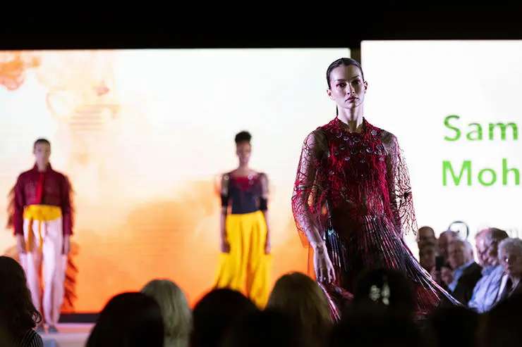 Collection by final year fashion design student Sameera Mohmed