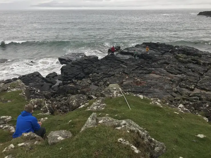 UCLan geography and environmental science students on the Isle of Rum