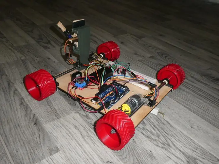 The winning vehicle