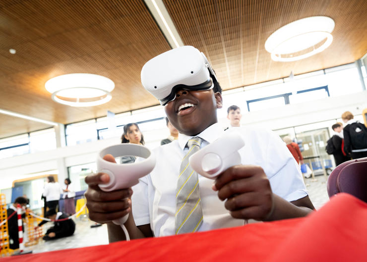 LSF25 St Pius X School Michael International Space Station VR fly through