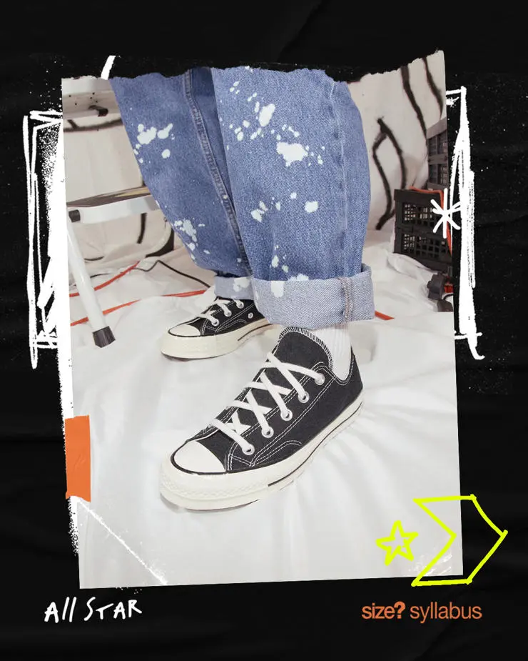 Promotional image of model wearing clothing and footwear styled by Hinna Kazi.