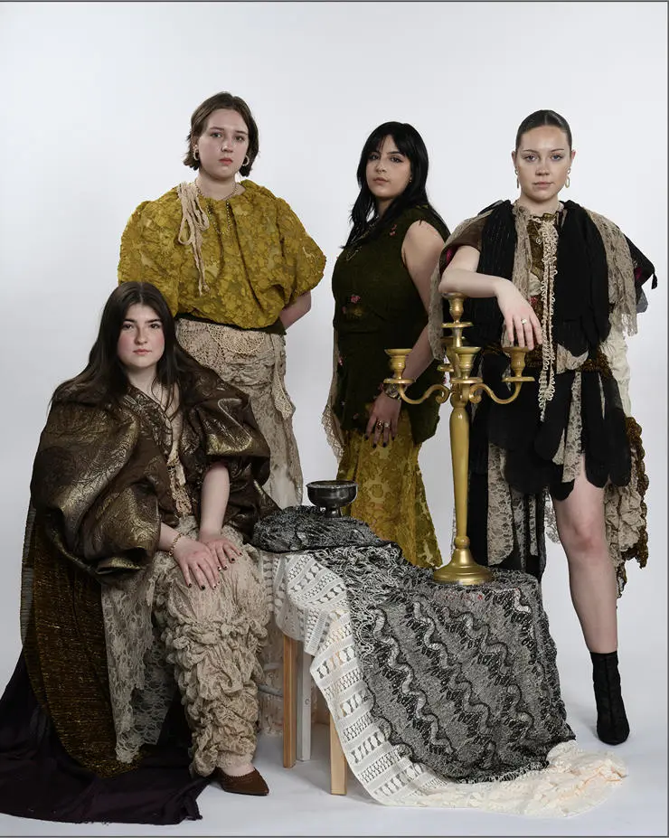 Noel’s "ephemeral decay" collection that will go on display on the Graduate Fashion Week catwalk.