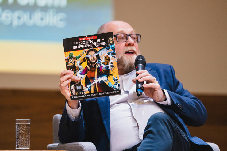 Professor Robert Walsh takes part in a panel session at the Global Triple E Awards
