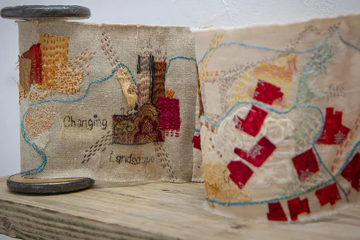 Exhibit from the Preston Threads Synergy exhibition
