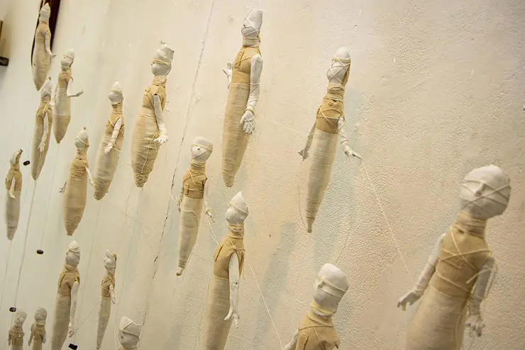 Exhibit from the Preston Threads Synergy exhibition