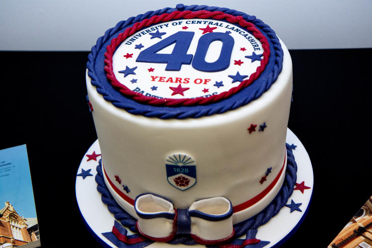 The celebratory cake