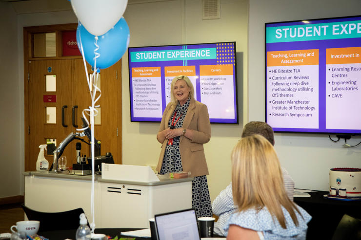 Dean of Higher Education at Wigan and Leigh College Ursula Hoyles.