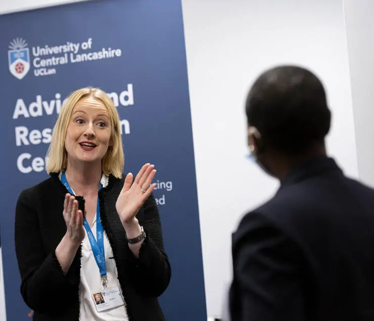 ARC Director and senior law lecturer Lucy Blackburn (left) with Law Society of England and Wales president I. Stephanie Boyce.