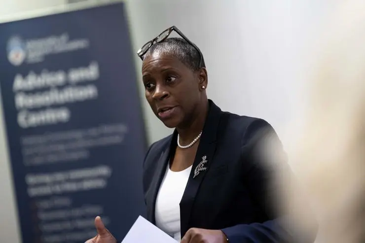 Law Society of England and Wales president I. Stephanie Boyce.