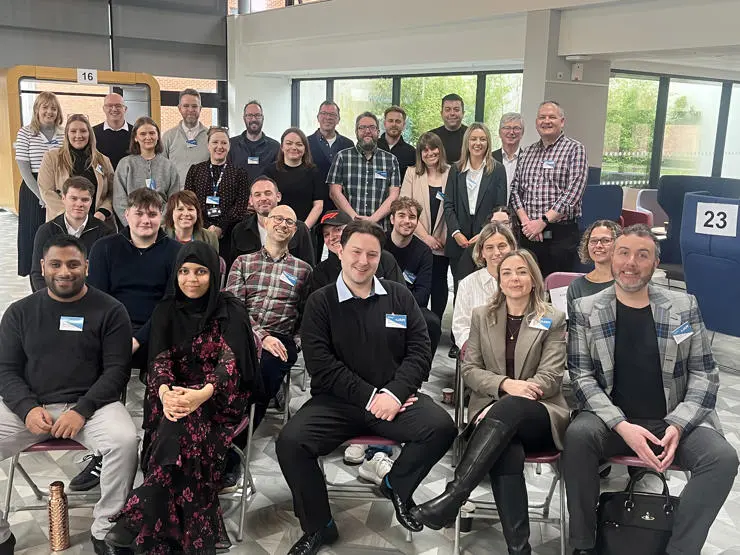 Representatives from the 28 organisations that took part.