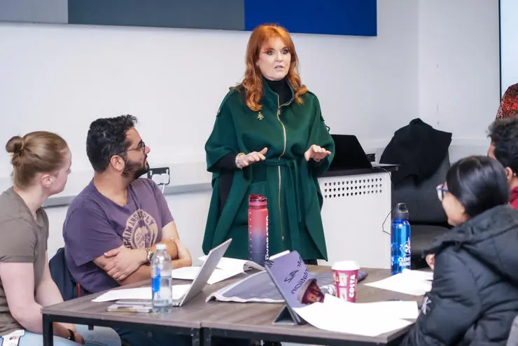 During the tour the Duchess, who is a patron of the Motor Neuron Disease Association, challenged one of UCLan’s medical students to find a cure
