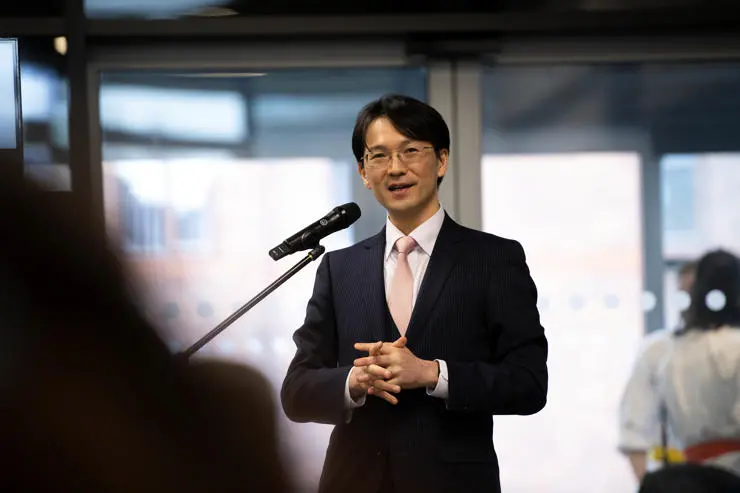 Minister Yasuyuki Okazaki, from the Japanese Embassy, was in attendance at the event