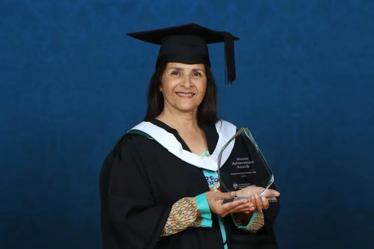Alumni Achievement Award winner Naheed Arshad-Mather