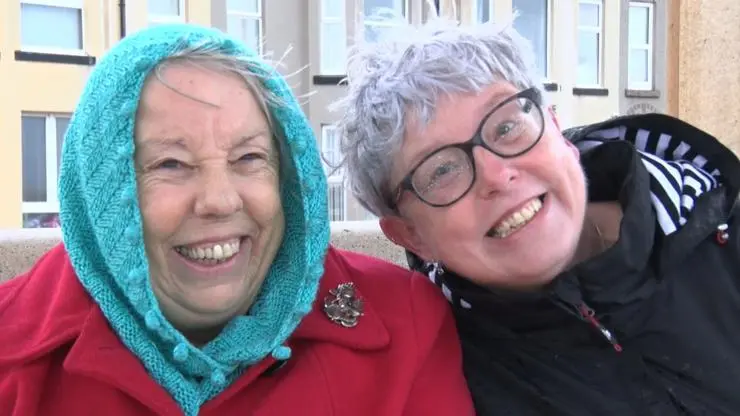 Ellen Fincher on her first film shoot with her 79-year-old mum Gill, who sadly died on the morning of Ellen's graduation ceremony