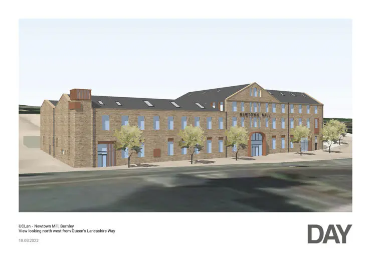 Architect's image of Newtown Mill, Burnley