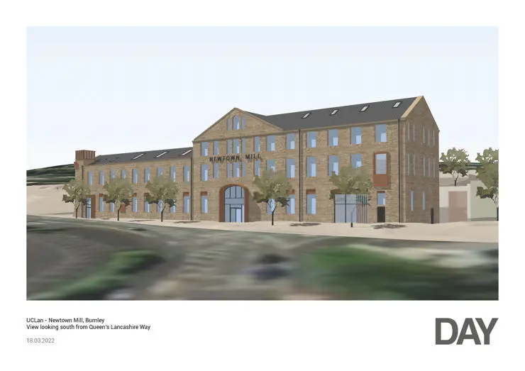 Architect's image of Newtown Mill, Burnley 