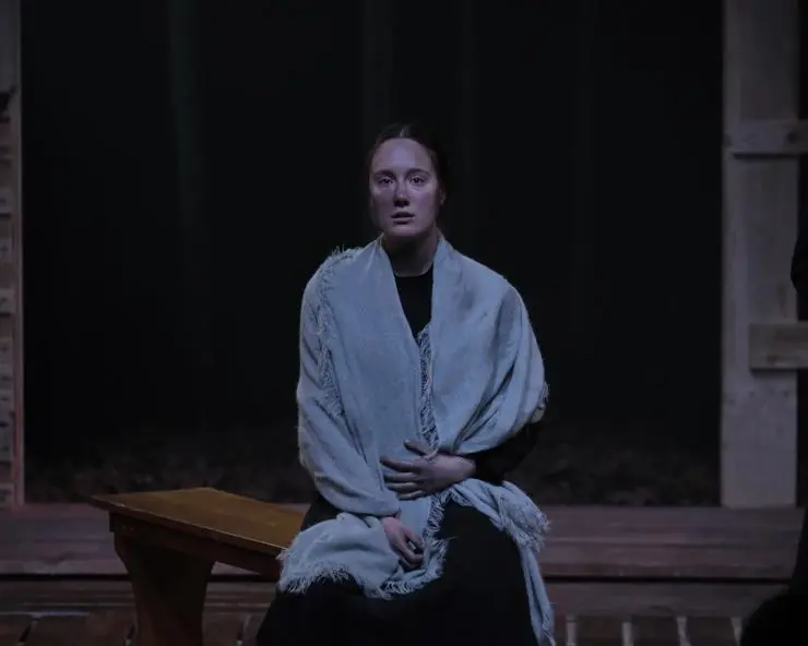 Polly performing in The Crucible. Credit Brian Slater
