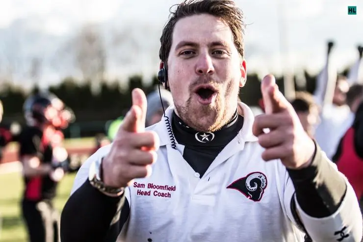 UCLan Rams head coach Sam 