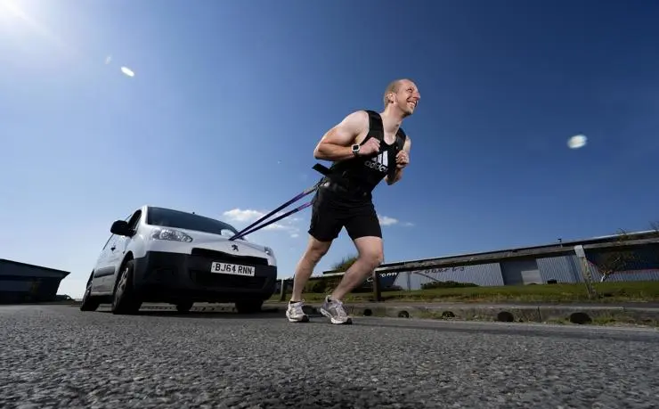 James Baker in training