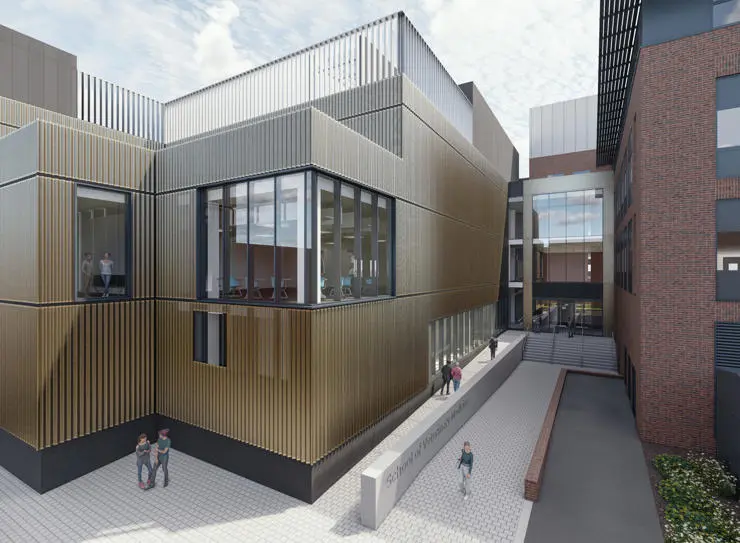 The planned entrance
