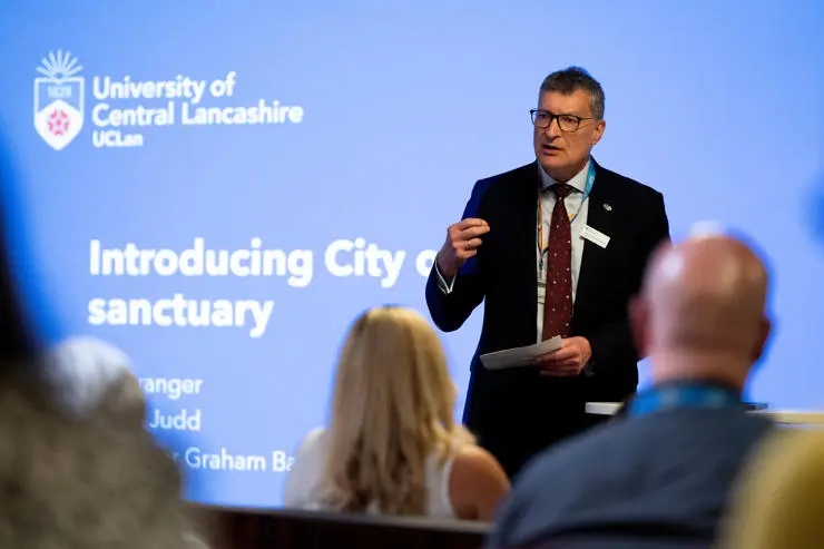 Professor Graham Baldwin, University of Central Lancashire Vice-Chancellor