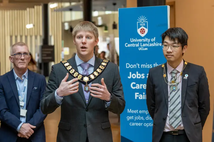 Preston Mayor, Councillor Neil Derby, opened the event