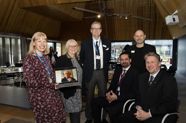 Academics from the UCLan Social Prescribing Unit at its launch event.