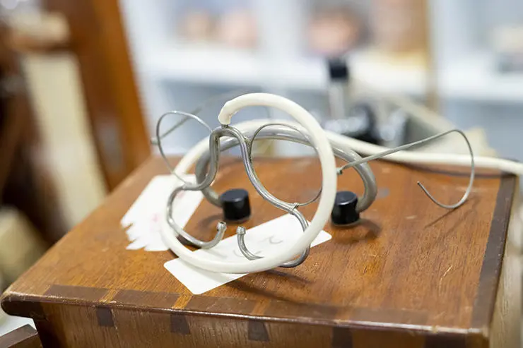 Tudor Edward Spectacles that were used to administer oxygen until the 1950s