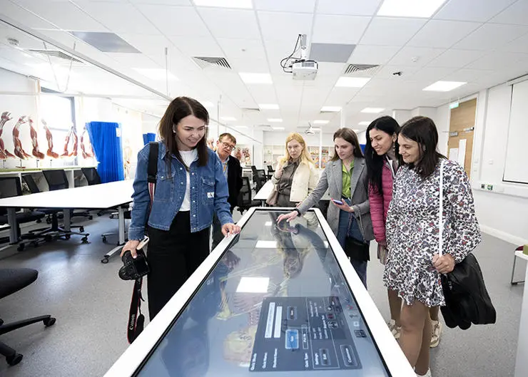 A visit to UCLan's Medical School to see the Anatomage table