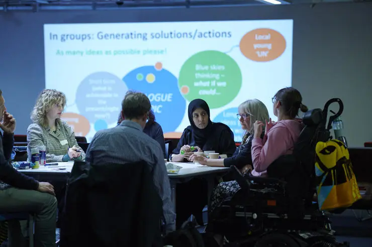 Community stakeholders, staff and young citizen scientists at the third Living Lab