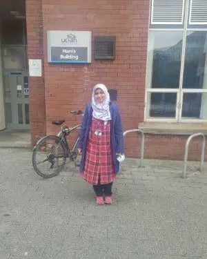 PhD student Ruqiya Al- Jaafar