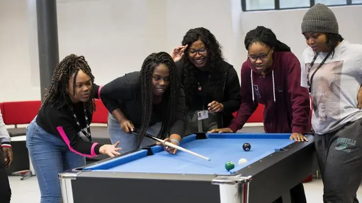 Enjoy friendly games and plenty of laughs.